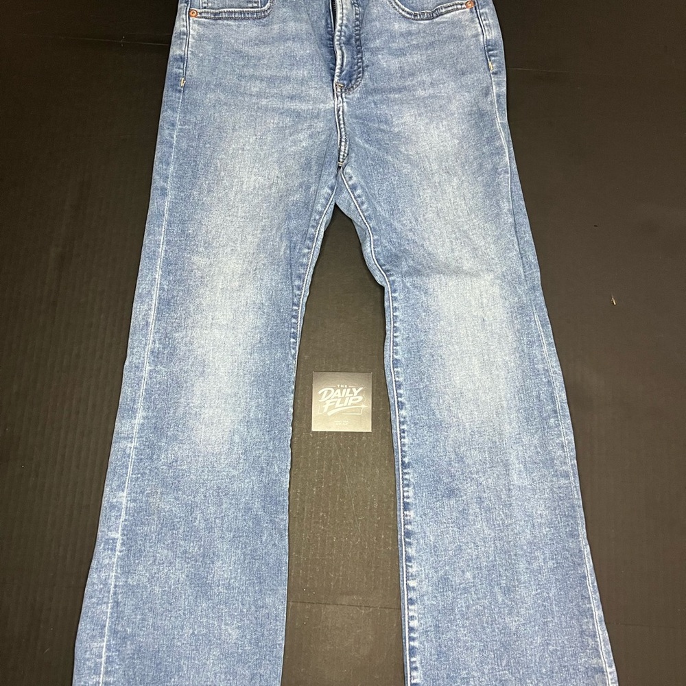 Express Light Blue High Rise Jeans - Picture 3 of 3